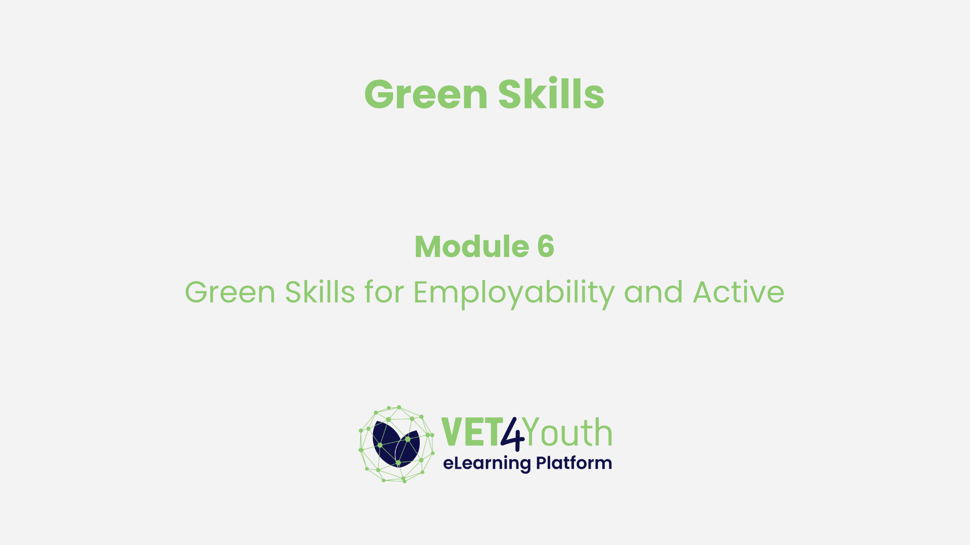 Module 6: Leading the Green Transition in Work-Based Learning